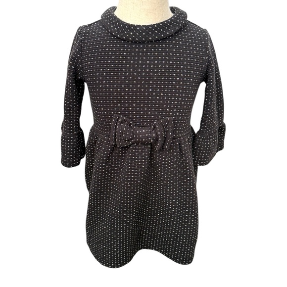 Janie and Jack Other - Juno Valentine by Janie and Jack Girl’s Size 4 Black Silver Dress